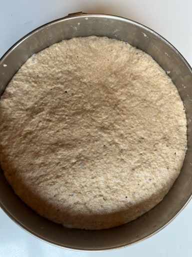 proofed bread dough